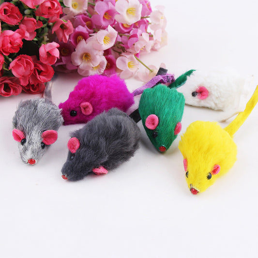 Plush Mouse Cat Toys (5 PCS)